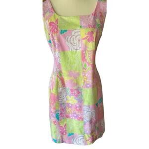 Vintage RL Richard NY Sheath Dress Lilly Pullitzer Vibes Lined Size 14P